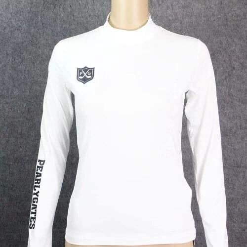 Womens Golf Long Sleeve Base Coat Summer Ultra Thin Sunscreen Underwear Ultraviolet-Proof