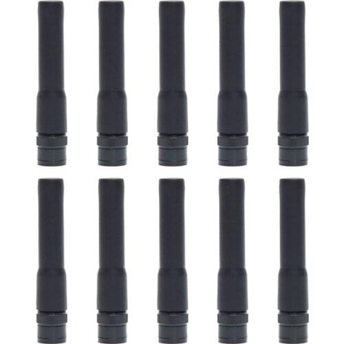 10PCS ABBREE ST20 Dual Band SMA-Female/SMA-Male /BNC 144MHz/430MHz Soft Antenna for HYT TYT BAOFENG Wonxun Walkie Talkie SF20