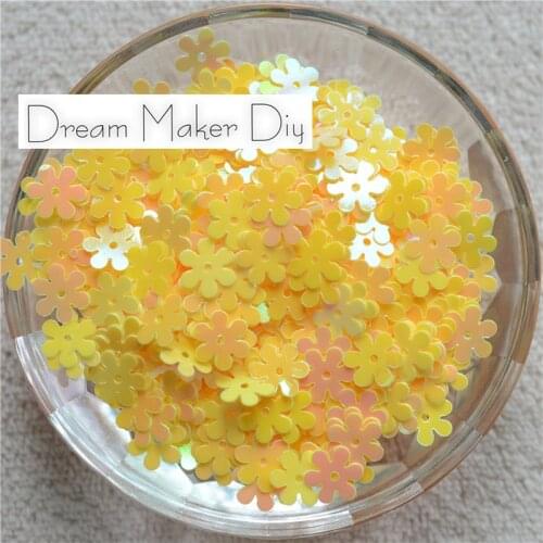 3000pcs(50gram) 9mm 16 Color Flat Flower Loose Sequins Centre Hole Paillette craft for Garment Sewing,Scrapbook Kids DIY