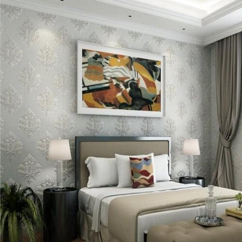 Beibehang 3D embossed wallpaper deep embossed wallpaper for walls 3 d simple bedroom living room full of 3d wallpaper roll