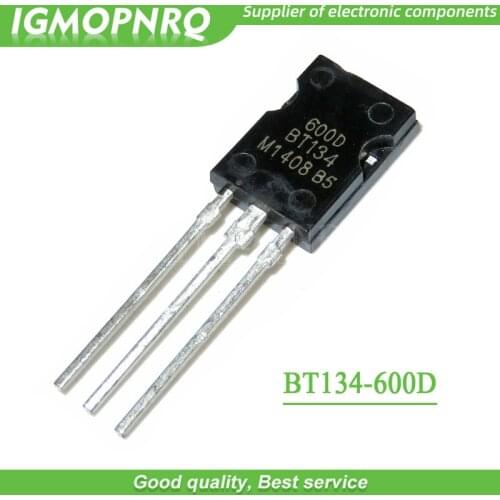 5pcs BT134-600D BT134 BT134-600 600V 4A Triacs RAIL TRIAC SOT-82 new original