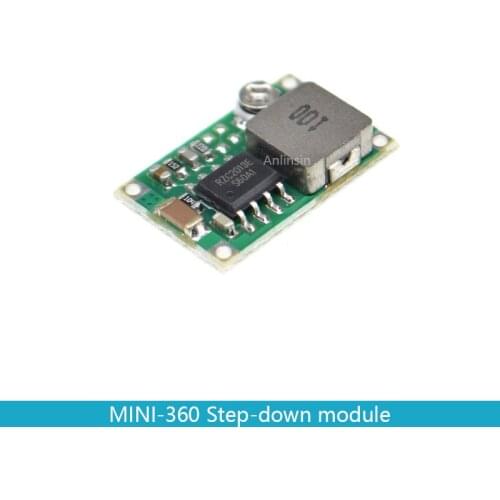 5PCS RC MINI-360 DC-DC adjustable step-down Voltage regulator power supply MODULE BOARD Buck Converter 4.75V-23V to 1V-17V