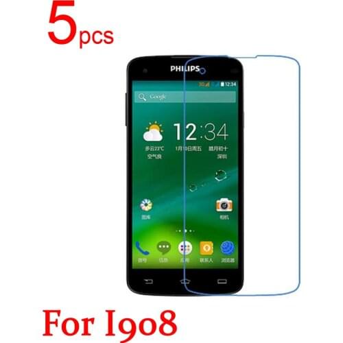 5pcs Ultra Clear/Matte/Nano anti-Explosion LCD Screen Protector Film Cover For Philips I908 I928 Xenium W3568 Protective Film
