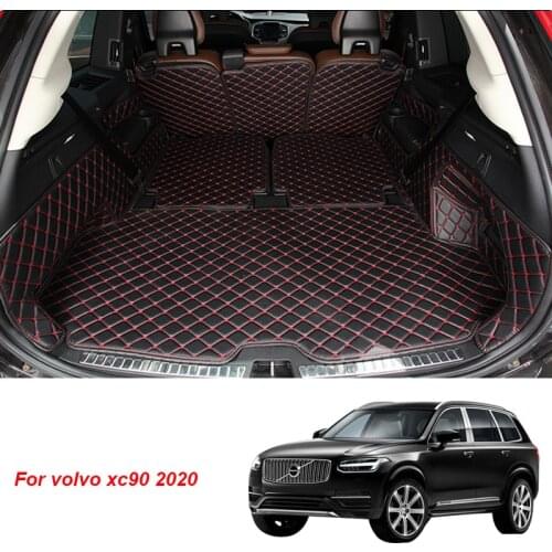 Car Believe Brand Leather Car Trunk Mats For volvo xc90 2014 2013 2012 2011 2010 2009 2008 2007 2006 2005 2004 2003 Cargo Liner