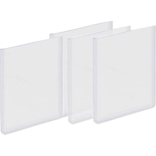 Count Holder Toploaders Clear Protective Sleeves for Collectible Trading Basketball Sports Cards Rigid Plastic 35pt 25pcs