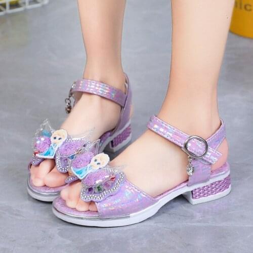 Disney Frozen Childrens Elsa sandals fashion princess girls leisure sports students running breathable sanda