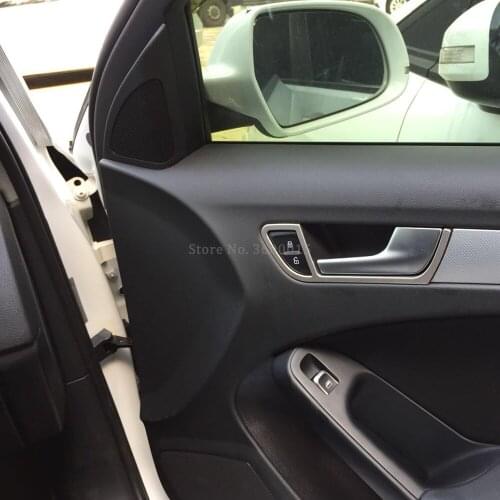 For Audi A4 B8 2016 2015 2014 2013 2012-2009 Stainless Steel Inside Door Handle Bowl Cover Molding Trim Interior Car Accessories