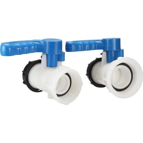 IBC Tank Container Tap DN40 (62 mm) / DN50 (75 mm) to 2 Inch Adapter Garden Irrigation Water Tank Valve Plastic Thread Connector