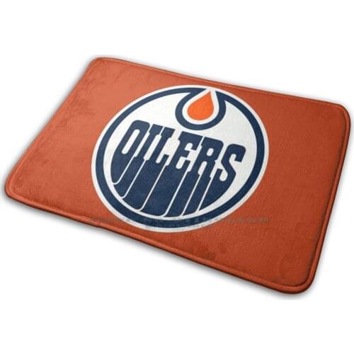Oilers-Edmonton Mat Rug Carpet Anti-Slip Bedroom Entrance Door Mat Hockey