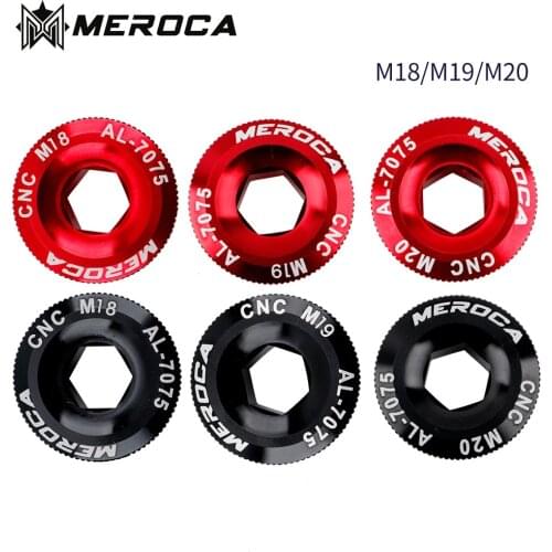 MEROCA MTB Bike Crank Arm Screws CNC Alloy M18/M20 For SHIMANO M19 IXF New Iamok