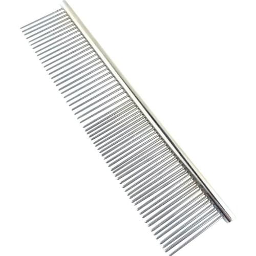 Metal Comb For Dogs Stainless Steel Pet Dog Cat Pin Comb Hair Brush Hairbrush Flea Comb Dogs Cats Pets Acessorios Grooming