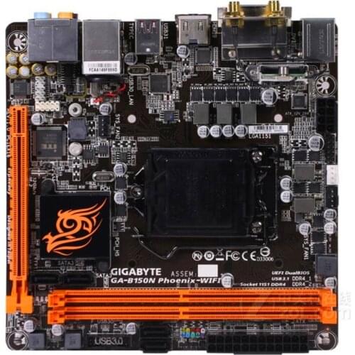 MINI-ITX ITX 17*17 LGA1151 For Gigabyte GA-B150N Phoenix-WIFI Original Used Desktop B150 Motherboard B150N Phoenix-WIFI DDR4