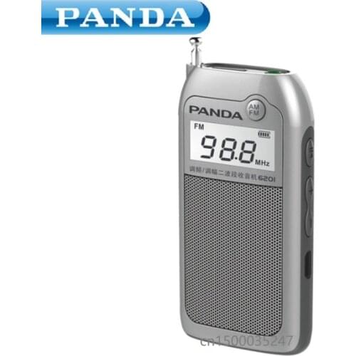 PANDA 6201 Radio elderly mini pocket portable USB Interface Chargeable TF card MP3 Playing Semiconductor Radio