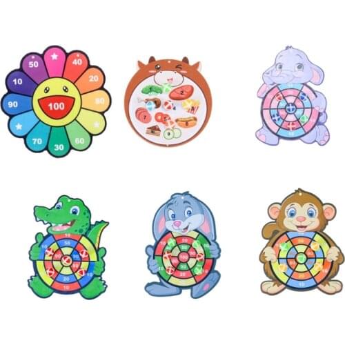 Table Play Toy Suction Doll Brain Training Supplies Portable Bright Color Table Game Creative Kids Gift D5QA