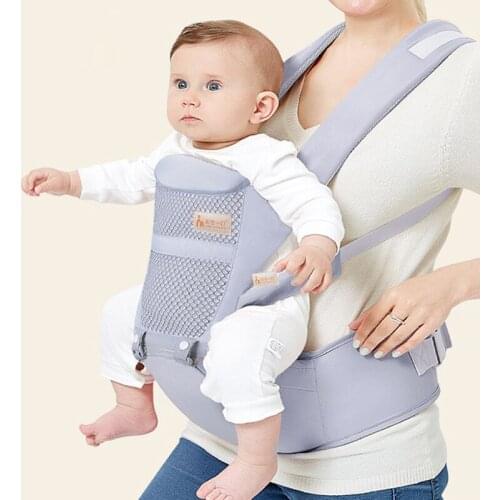 360 Baby Carrier Backpack with Hip Seat 9 Ergonomic Positions All Season Baby Sling for Newborns Infants Toddlers Wrap Carrier