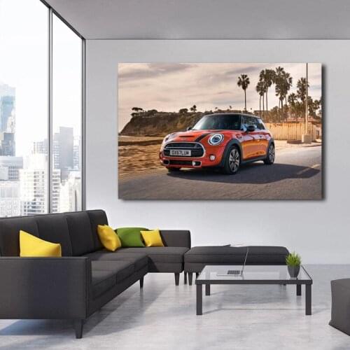 Modern Wall Art Canvas Print Paintings Retro Car Poster Mini 2018 Cooper S Car Picture Living Room Decor Posters and Prints