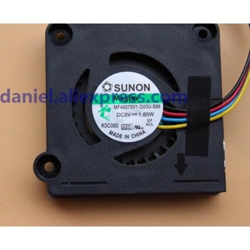 SUNON MF40070V1-D00U-S99 5V 1.65W fan size 40mm × 40mm × 6.5mm 4-wire