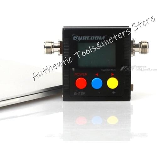 SURECOM SW-102 (With Two Connector) 125-525 Mhz Digital VHF/UHF Power& SWR Meter