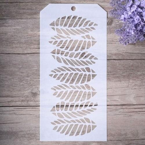 12*24 cm DIY Craft Layering Leaf Stencil for Painting Scrapbooking Stamping Stamps Album Decorative Embossing Paper Cards