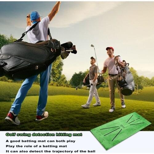 Golf Practice for Swing Detection Hit The Ball In The Door Golf Practice Training Auxiliary Mat Home Office Outdoor Game Mat