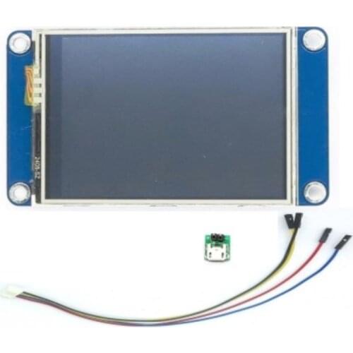 Nextion NX3224T024 Generic 2.4" TFT LCD Touch Display 320*240 HMI Intelligent TFT LCD Module Display Panel For Raspberry Pi 2