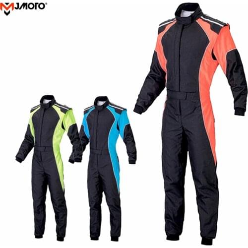 Adult Karting Racing Suit Go-Kart Race Training Suit One Piece Suit Racewear ATV F1 Car Racing Suit Rally Kart Suit Coverall NEW