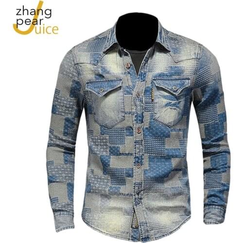 Mens Denim Jackets Zhang Pear Juice China