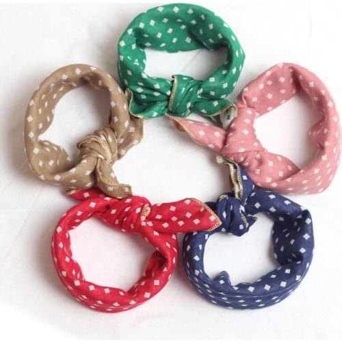 1pcs/4 pcs Dog Bandana flower Pet Scarf Neckerchief Small Medium Dog Collars Pet Tie Accessories Collar Cats Dogs Grooming