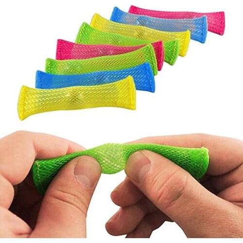 2pcs Sensory Toys Marbles Ball Autism ADHD Anxiety Therapy Toys EDC Stress Relief Hand Fidget Toys Braided Mesh Easy Bend