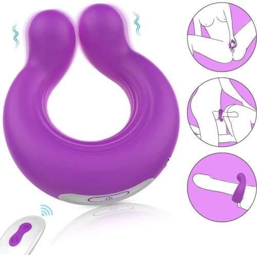 Couple Vibrator for Penis Clitoral Stimulation Sex Toys Vibrator,Wireless Remote Control Clitoris Stimulator Massager,Sex shop