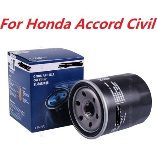 Auto car engine oil filter for honda accord 6 7 8 9 10 gen civil automobile vehicle cleaner