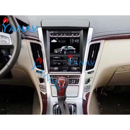 10.4 inch Tesla style car radio multimedia player For-Cadillac escalade 2007-2012 Vertical Screen GPS multimedia system Radio St