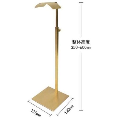 Free shipping 4pcs stainess steel handbag display stand men/womens bag holder adjustable wig purse clothing shop display props