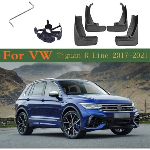 Mudflap Flap Car Over Fender Mud Guard Splash Flaps Mudguard Accessories For VW Tiguan R Line 2021 2020-2017 2019 2018
