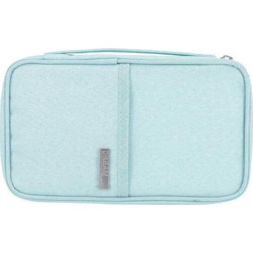 Paper tube packaging holder Travel Passport Holder Bag Waterproof Dustproof Portable Card Storage Wallet Organizer
