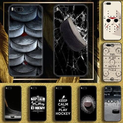 Ice Hockey Rink Phone case For Xiaomi Mi Max Note 3 A2 A3 8 9 9T 10 Lite Pro Ultra black luxury back pretty cover tpu hoesjes 3D