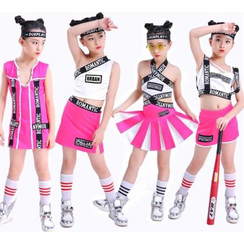 Children Show clothing Dance Clothing Street Stage Dress Girl Hip-hop Jazz Dance Performance Costumes