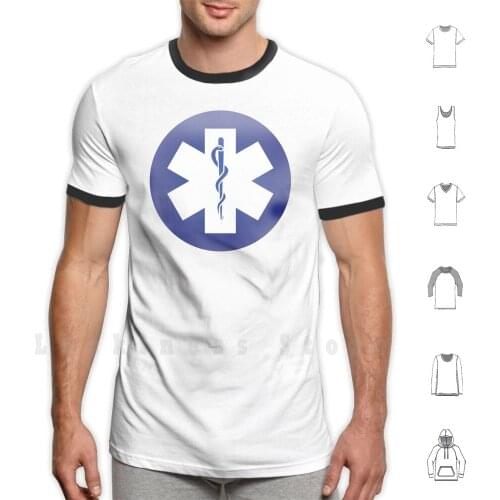 Ems-Star Of Life T Shirt DIY Cotton Big Size S-6xl Ems Emt Star Of Life Emergency Ambulance First Aid Law Enforcement Medic