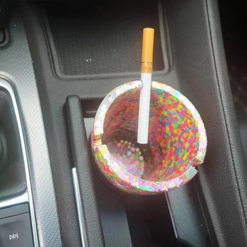 DIY Resin Mold Suitable for Jewelry Silicone Resin Molds Including Car Round Shape Ashtray Silicone Mold for Men