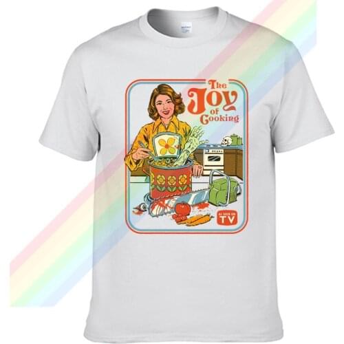 Classic Oil Paintings The Joy Of Cooking T Shirt For Men Limitied Edition Unisex Brand T-shirt Cotton Amazing Short Sleeve Tops