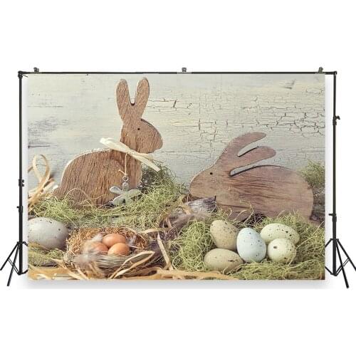 HUAYI Photography Background Easter Day Holiday Party Celebration Photo Backdrops Spring Easter Eggs Baby Shower BackdropXT-7574