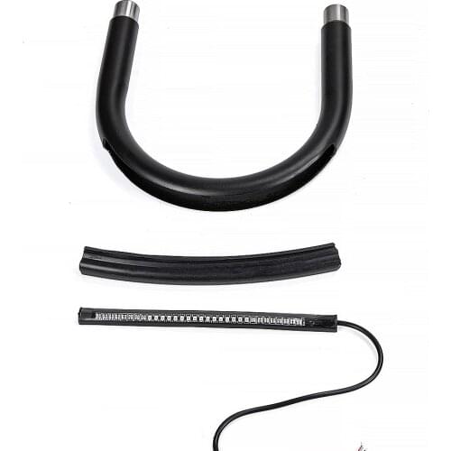 Cafe Racer Scrambler Rear Seat Frame Hoop Loop with LED Brake Turn Tail Lights 230mm Motorcycle Accessories for YAMAHA