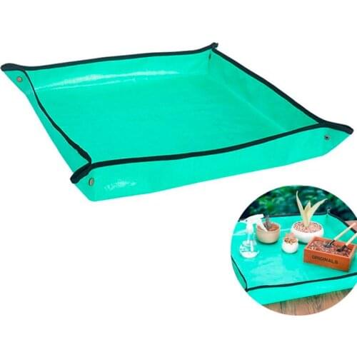 68CM/100CM Planting Mat PE Gardening Mat Green Gardening Pad Plant Balcony Super Light Reusable Waterproof Flower Mat Garden Mat