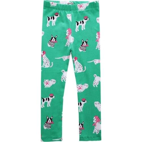 Jumping meters baby girls new designed cartoon Pants printed some cute dogs leggings pants hot selling leggings Kids Clothing