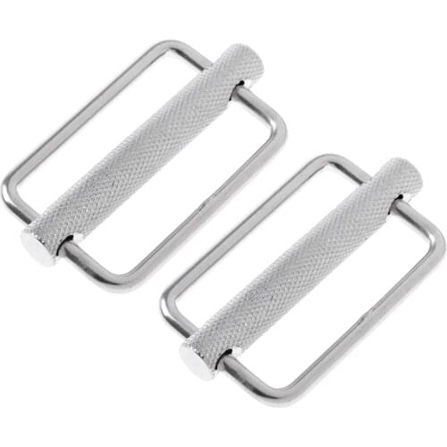 MagiDeal 2x Scuba Diving Weight Belt Keeper Retainer Stopper w/ Sliding Bar