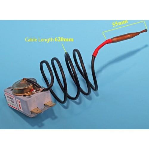 WQS93-12T Original Electric Water Heater Thermostat Temperature Limiter Control Switch 20A 250V Manual Reset Four Feet 93