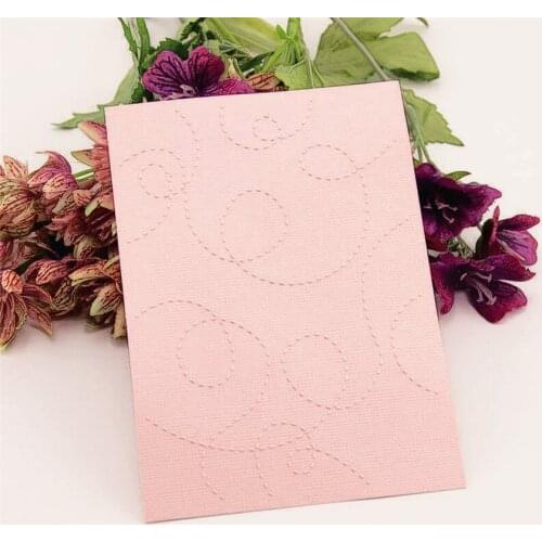 HOT plastic dotted line craft card making paper card album wedding decoration clip Embossing folders