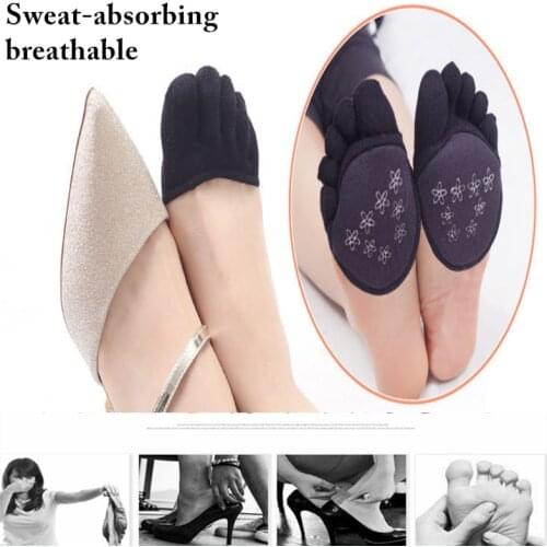 Forefoot socks Anti-slip Massage socks Heel Socks Cracked Foot Skin Care Protect Heel Pads Three-hole toe separator foot cover