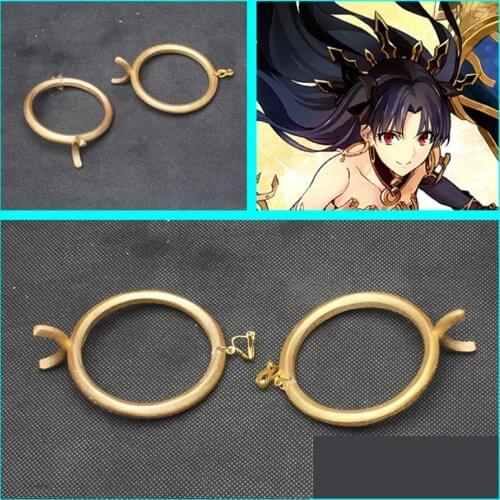 1 Pair Fate Grand Order FGO Ishtar Cosplay Earrings Game Halloween Christmas Cosplay Accessary Props