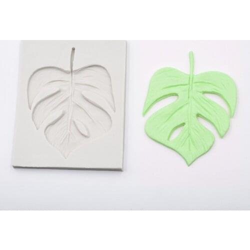 Silicone Paml Leaf Shape Cake Decorating Mould Fondant Cake Decorating Silicone Mold DIY Baking Tools